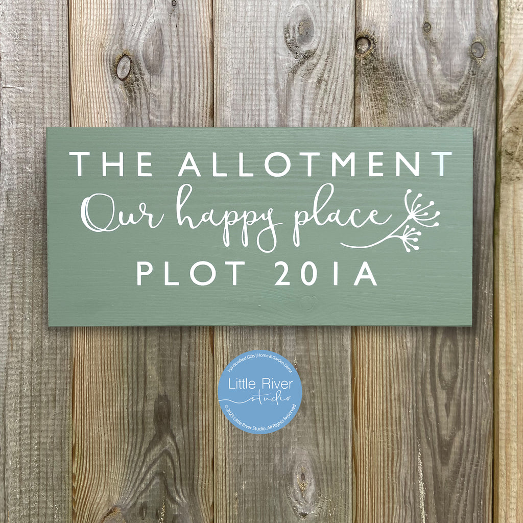 Allotment Plot Sign