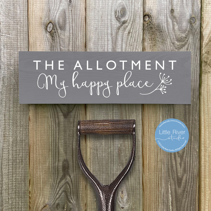 The Allotment Handcrafted Wooden Sign