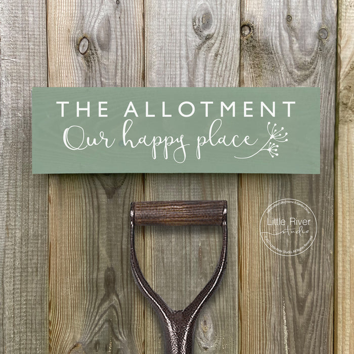 The Allotment Handcrafted Wooden Sign