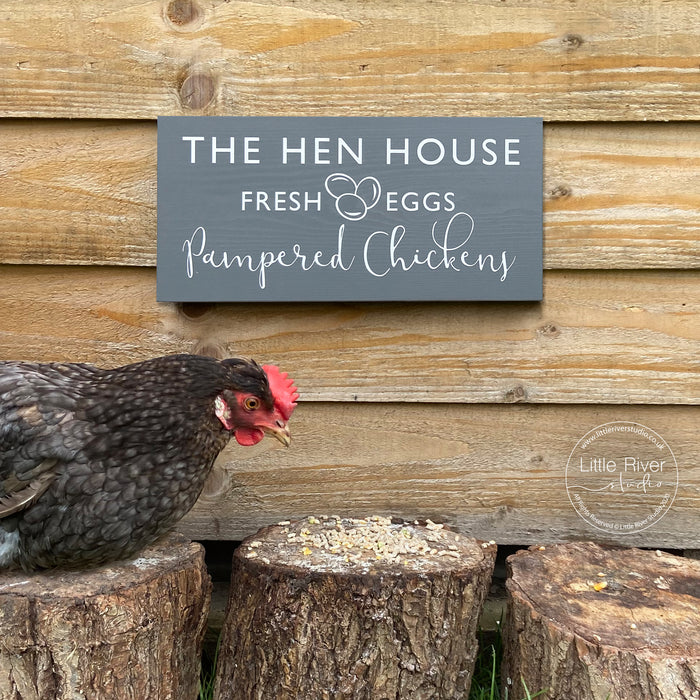 Pampered Chicken Hen House Sign