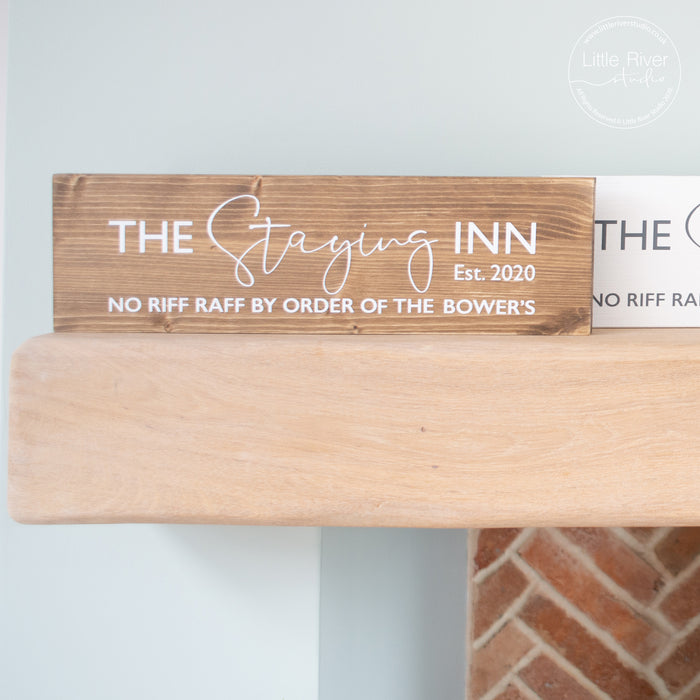 Personalised Home Bar Sign